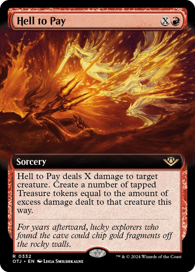 Image for Hell to Pay (Extended Art) (332) (Outlaws of Thunder Junction) - Magic: The Gathering