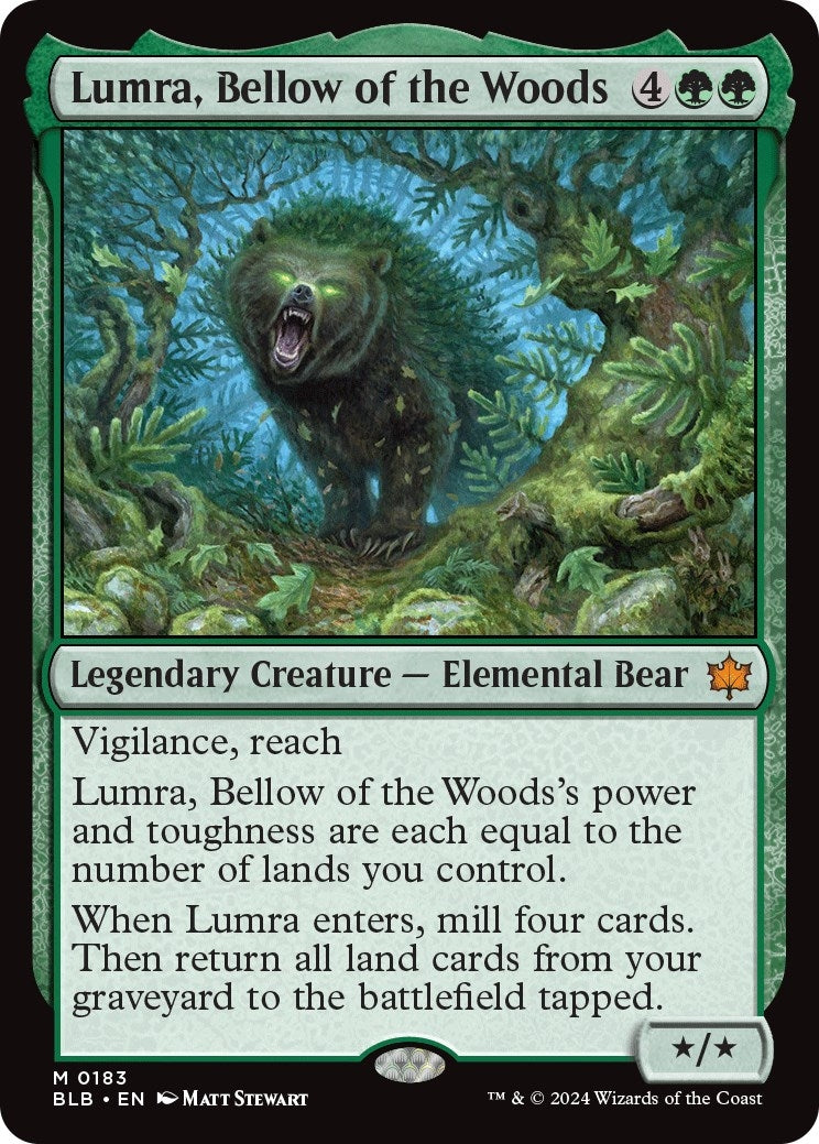 Image for Lumra, Bellow of the Woods (183) (Bloomburrow) - Magic: The Gathering
