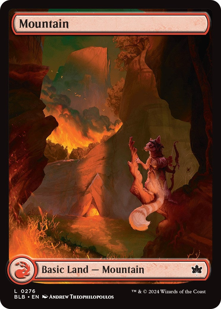 Image for Mountain (0276) (276) (Bloomburrow) - Magic: The Gathering