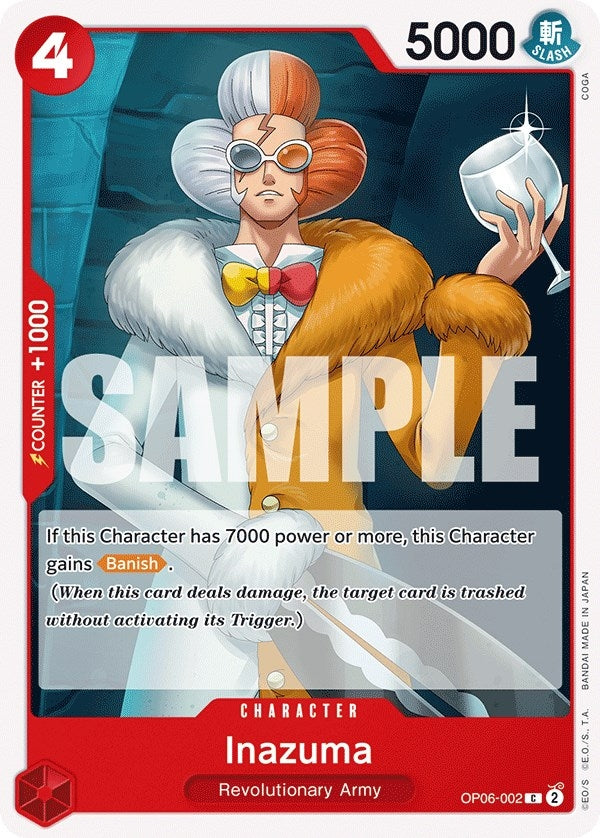 Image for Inazuma (OP06-002) (Wings of the Captain) - One Piece Card Game