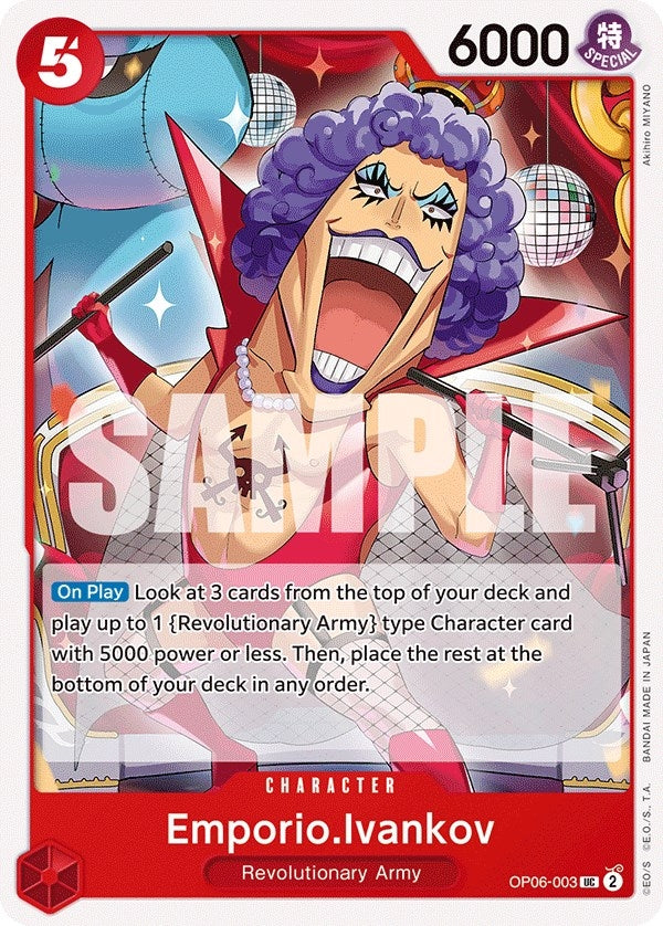 Image for Emporio.Ivankov (OP06-003) (Wings of the Captain) - One Piece Card Game