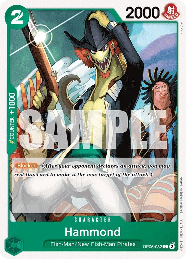 Image for Hammond (OP06-032) (Wings of the Captain) - One Piece Card Game