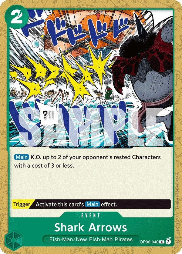 Image for Shark Arrows (OP06-040) (Wings of the Captain) - One Piece Card Game