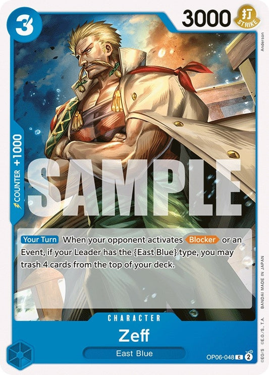 Image for Zeff (OP06-048) (Wings of the Captain) - One Piece Card Game
