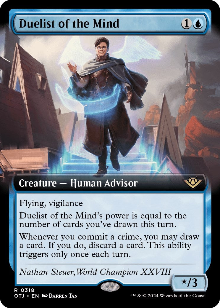 Duelist of the Mind (Extended Art) (318) (Outlaws of Thunder Junction)