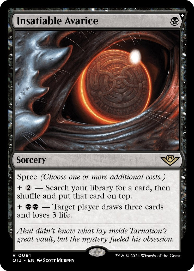 Insatiable Avarice (91) (Outlaws of Thunder Junction)