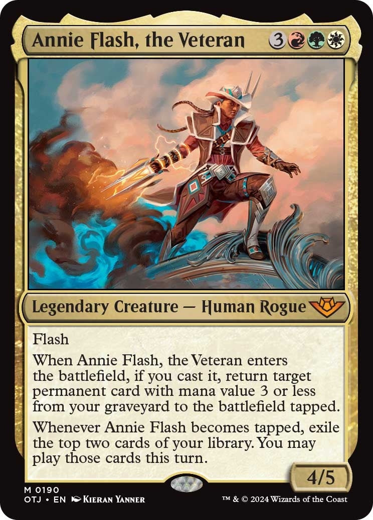 Annie Flash, the Veteran (190) (Outlaws of Thunder Junction)
