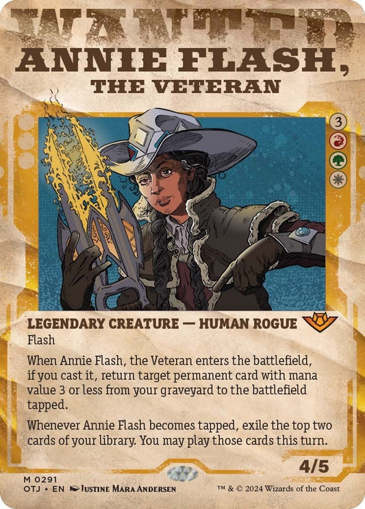 Annie Flash, the Veteran (Showcase) (291) (Outlaws of Thunder Junction)