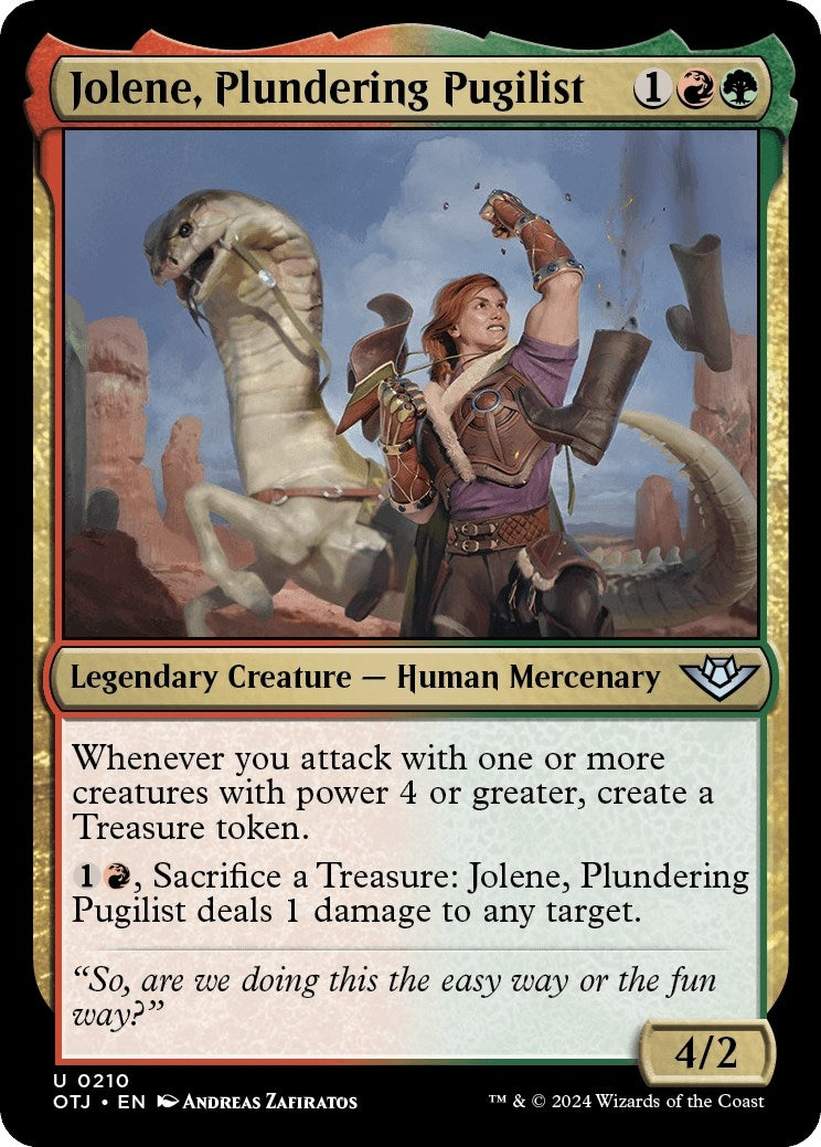 Jolene, Plundering Pugilist (210) (Outlaws of Thunder Junction)