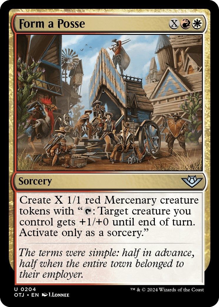 Image for Form a Posse (204) (Outlaws of Thunder Junction) - Magic: The Gathering