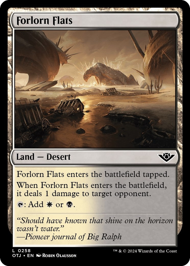 Image for Forlorn Flats (258) (Outlaws of Thunder Junction) - Magic: The Gathering