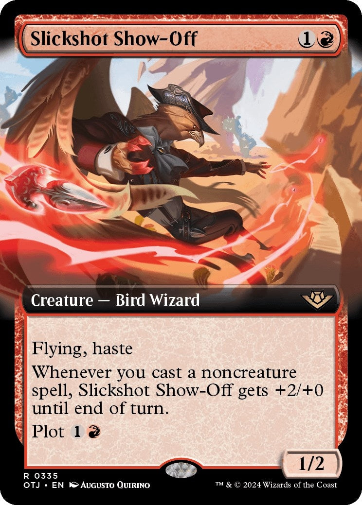 Slickshot Show-Off (Extended Art) (335) (Outlaws of Thunder Junction)