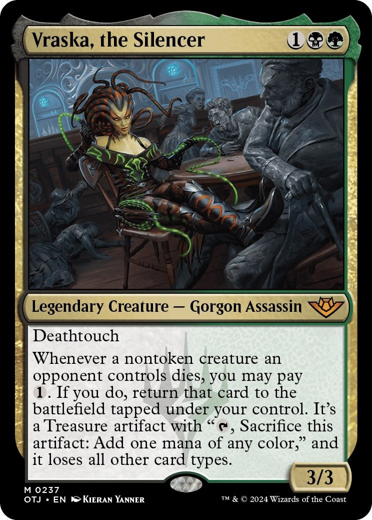 Image for Vraska, the Silencer (237) (Outlaws of Thunder Junction) - Magic: The Gathering