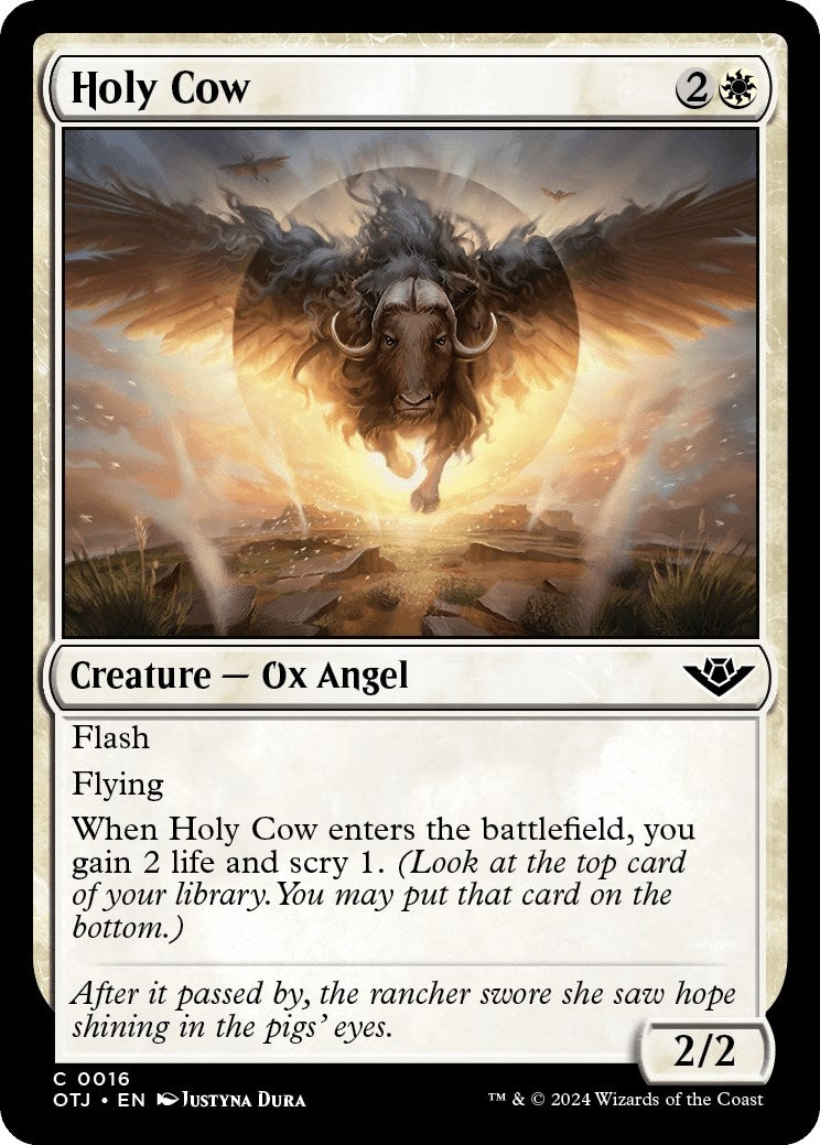 Image for Holy Cow (16) (Outlaws of Thunder Junction) - Magic: The Gathering