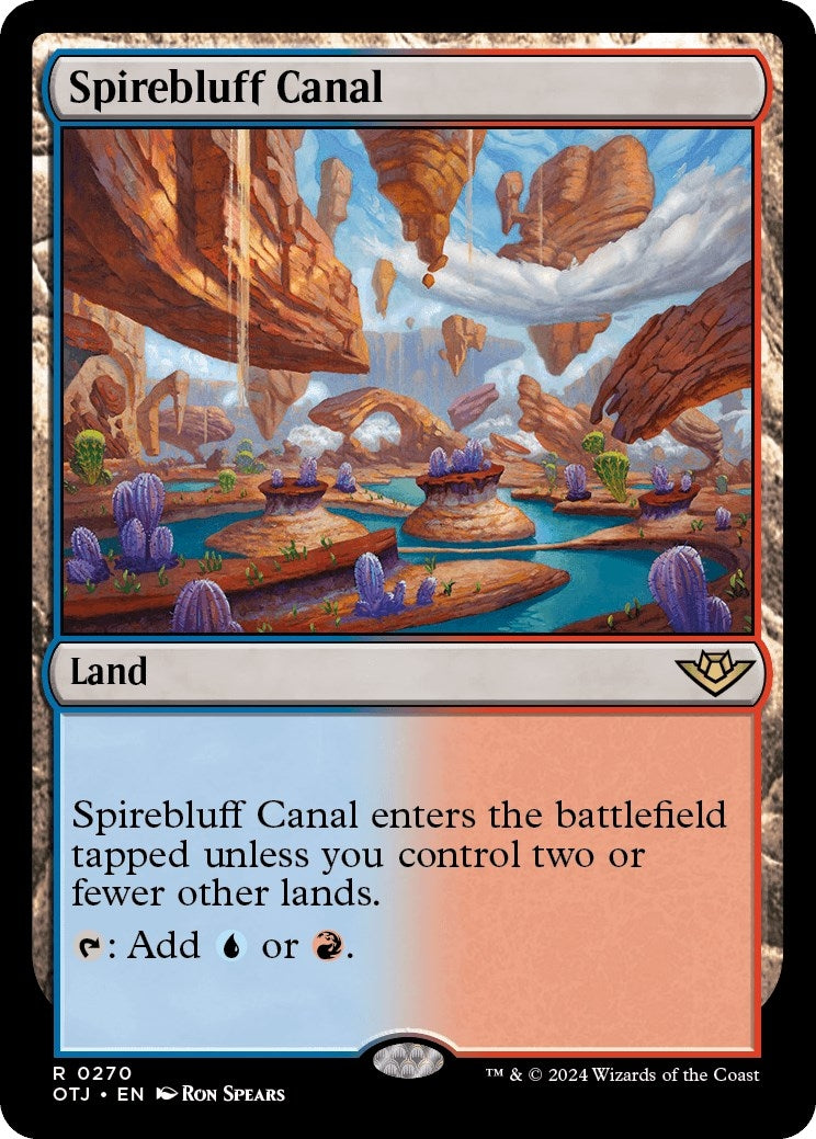 Image for Spirebluff Canal (270) (Outlaws of Thunder Junction) - Magic: The Gathering