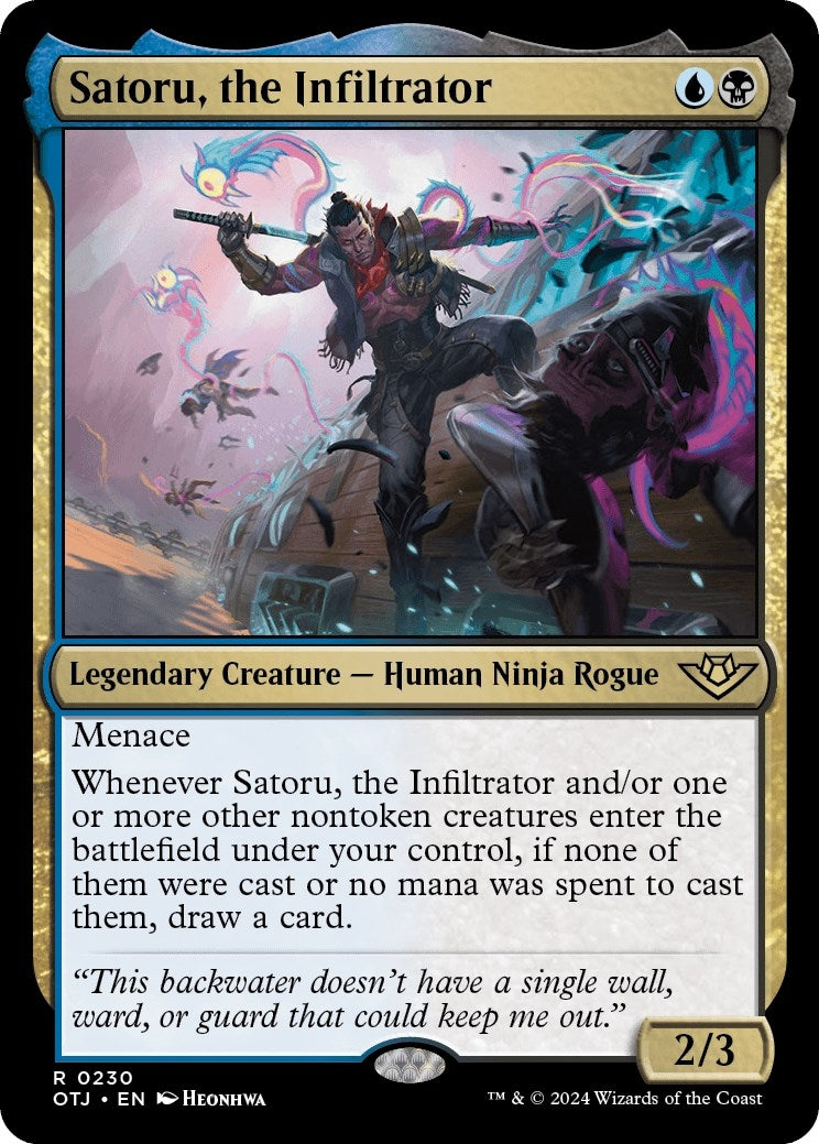 Image for Satoru, the Infiltrator (230) (Outlaws of Thunder Junction) - Magic: The Gathering