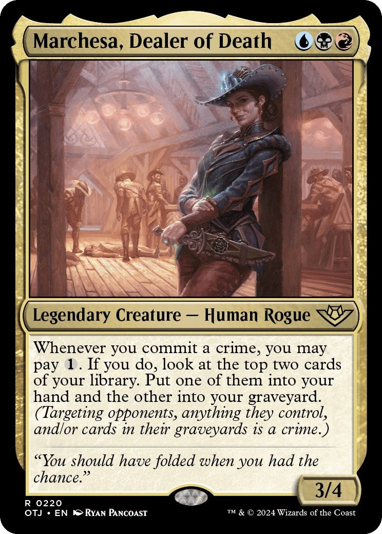 Image for Marchesa, Dealer of Death (220) (Outlaws of Thunder Junction) - Magic: The Gathering
