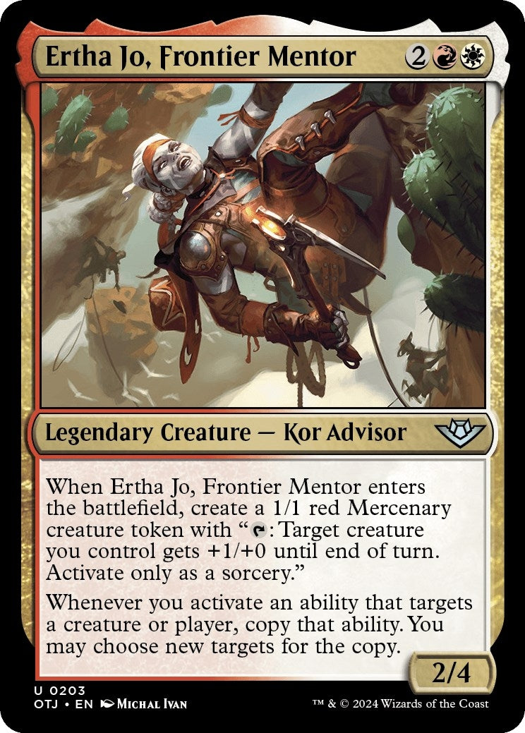 Ertha Jo, Frontier Mentor (203) (Outlaws of Thunder Junction)