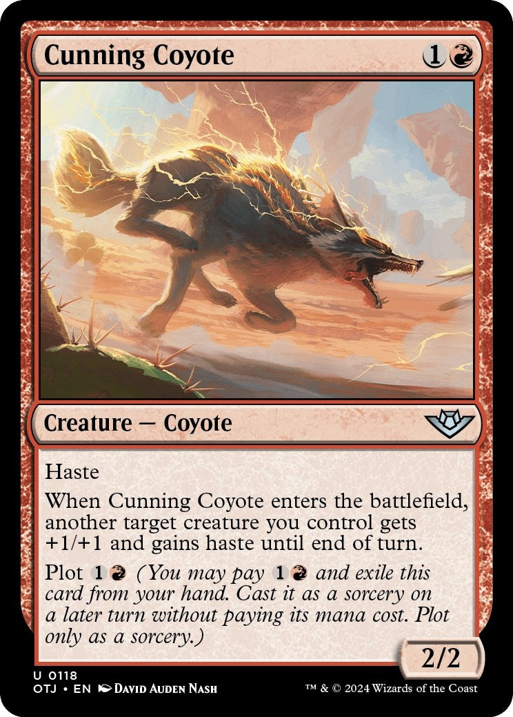 Image for Cunning Coyote (118) (Outlaws of Thunder Junction) - Magic: The Gathering