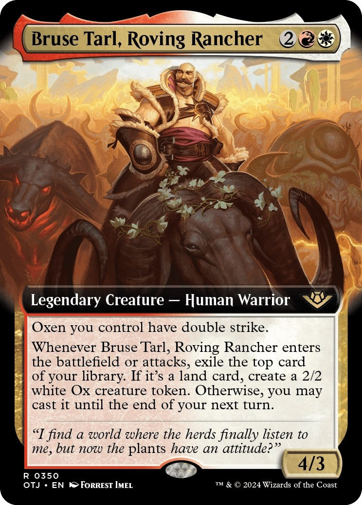 Bruse Tarl, Roving Rancher (Extended Art) (350) (Outlaws of Thunder Junction)