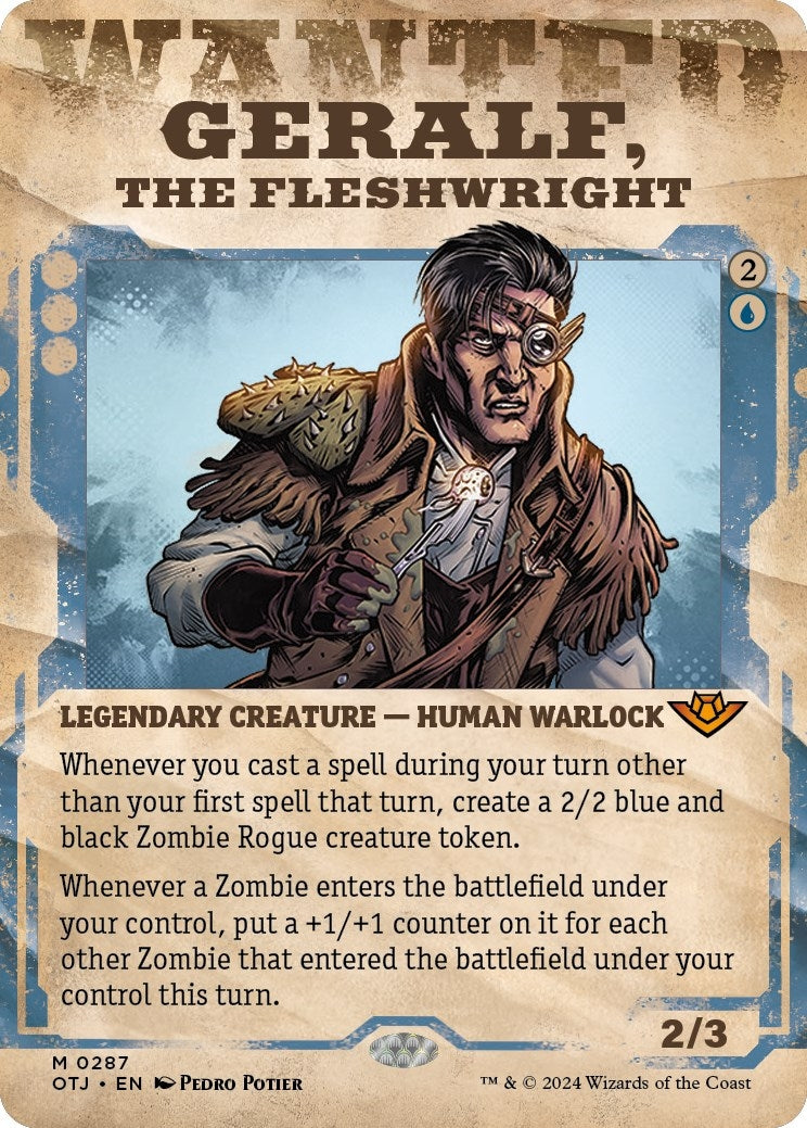 Image for Geralf, the Fleshwright (Showcase) (287) (Outlaws of Thunder Junction) - Magic: The Gathering