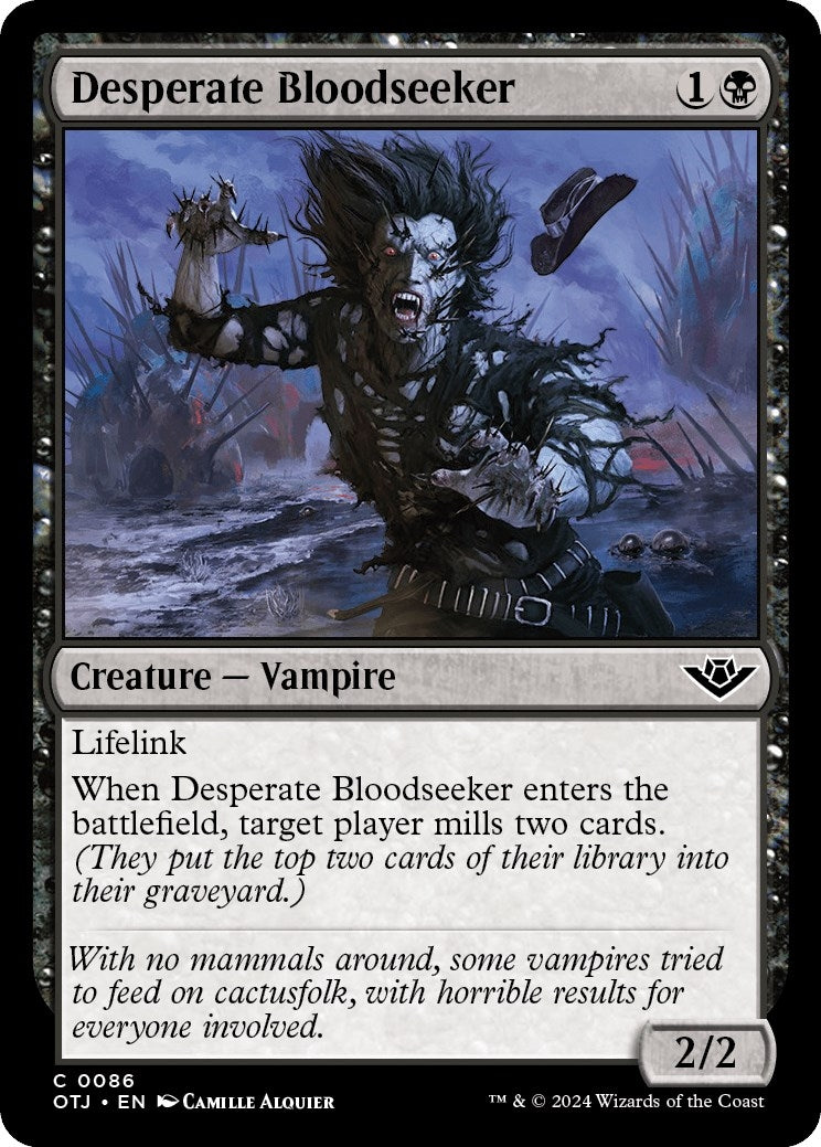 Desperate Bloodseeker (86) (Outlaws of Thunder Junction)