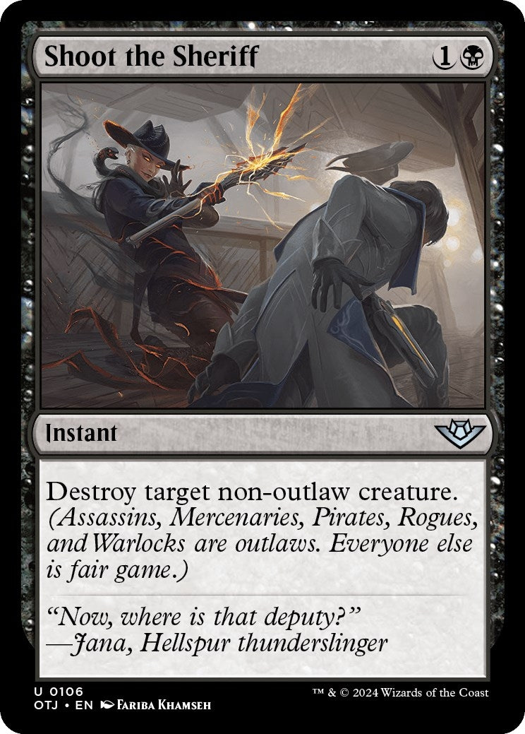 Image for Shoot the Sheriff (106) (Outlaws of Thunder Junction) - Magic: The Gathering