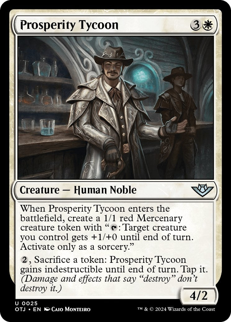 Image for Prosperity Tycoon (25) (Outlaws of Thunder Junction) - Magic: The Gathering
