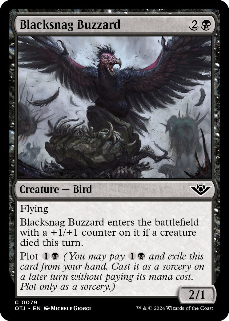 Blacksnag Buzzard (79) (Outlaws of Thunder Junction)
