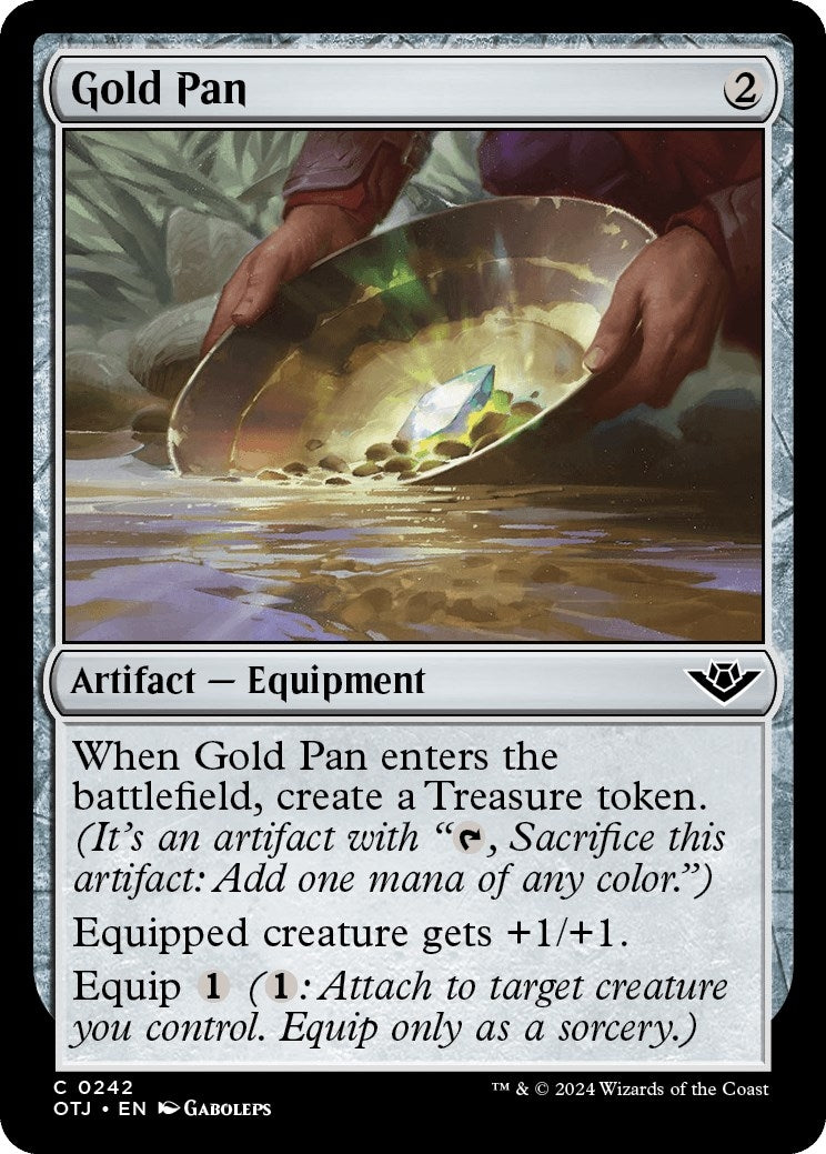 Image for Gold Pan (242) (Outlaws of Thunder Junction) - Magic: The Gathering