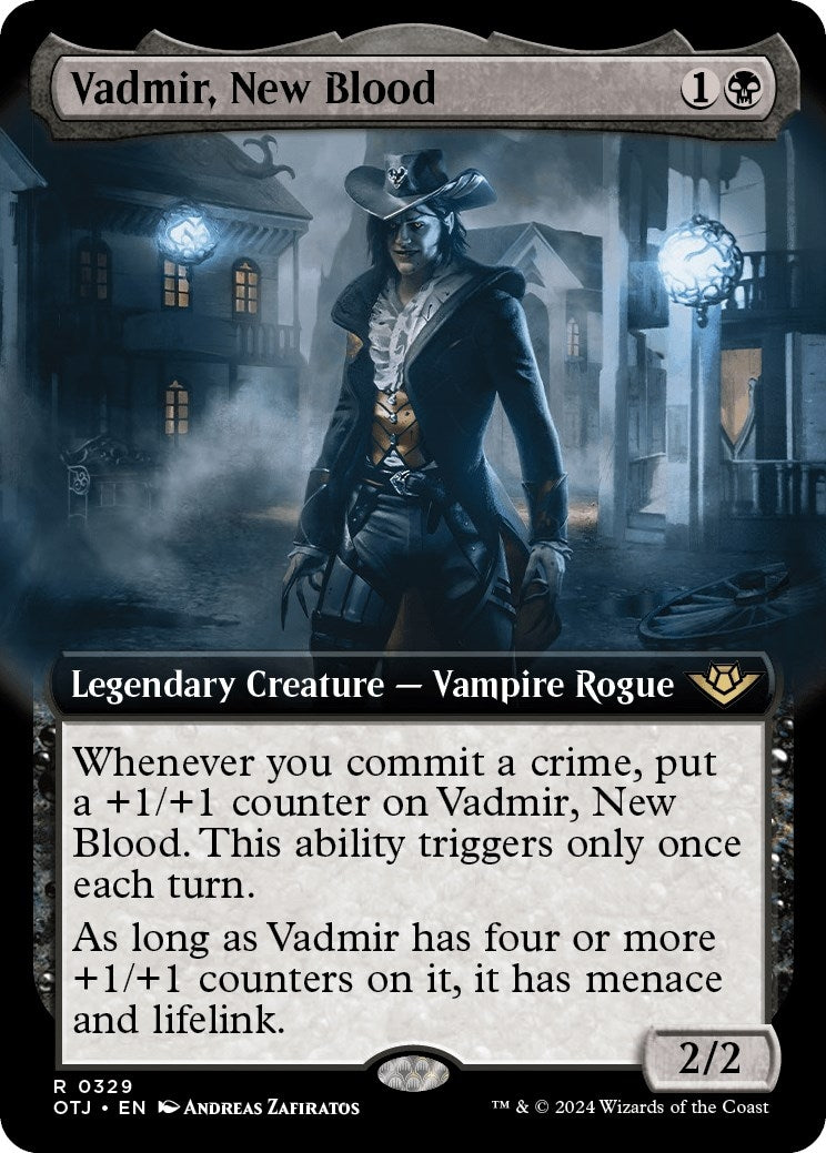 Image for Vadmir, New Blood (Extended Art) (329) (Outlaws of Thunder Junction) - Magic: The Gathering