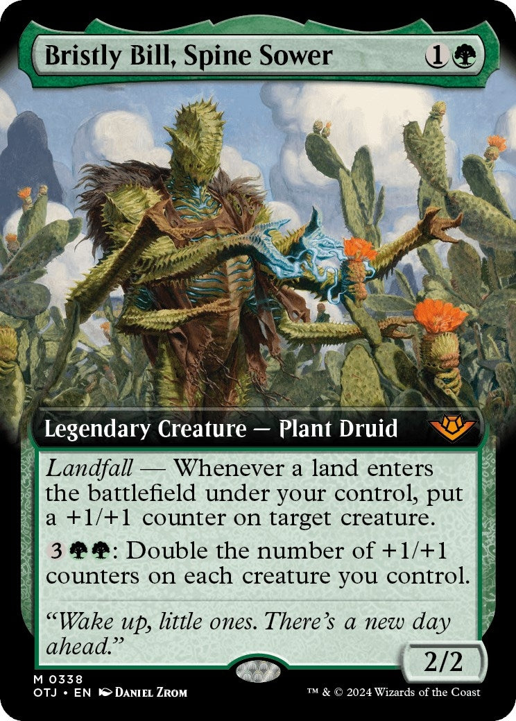 Bristly Bill, Spine Sower (Extended Art) (338) (Outlaws of Thunder Junction)