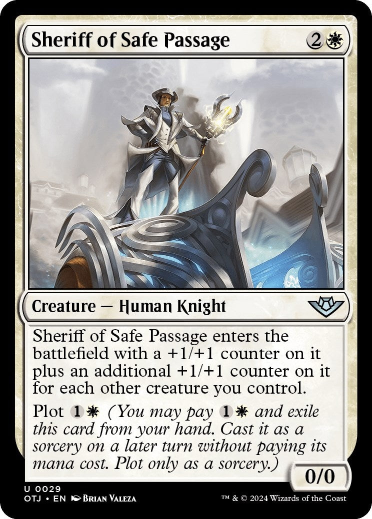 Image for Sheriff of Safe Passage (29) (Outlaws of Thunder Junction) - Magic: The Gathering