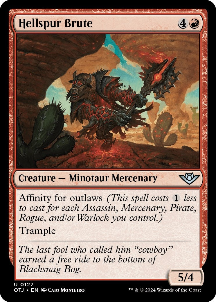Image for Hellspur Brute (127) (Outlaws of Thunder Junction) - Magic: The Gathering