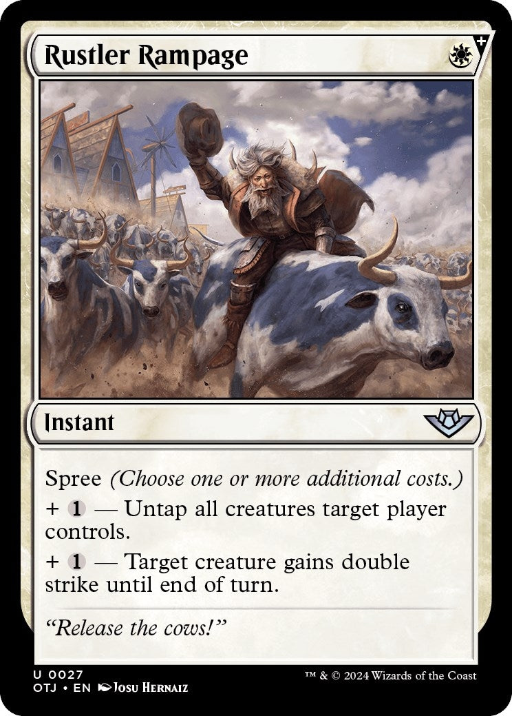 Image for Rustler Rampage (27) (Outlaws of Thunder Junction) - Magic: The Gathering