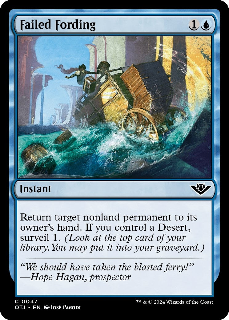 Image for Failed Fording (47) (Outlaws of Thunder Junction) - Magic: The Gathering