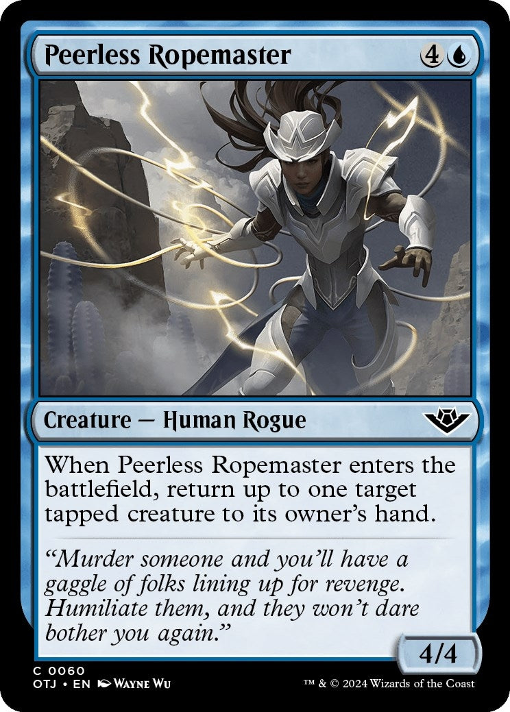 Image for Peerless Ropemaster (60) (Outlaws of Thunder Junction) - Magic: The Gathering