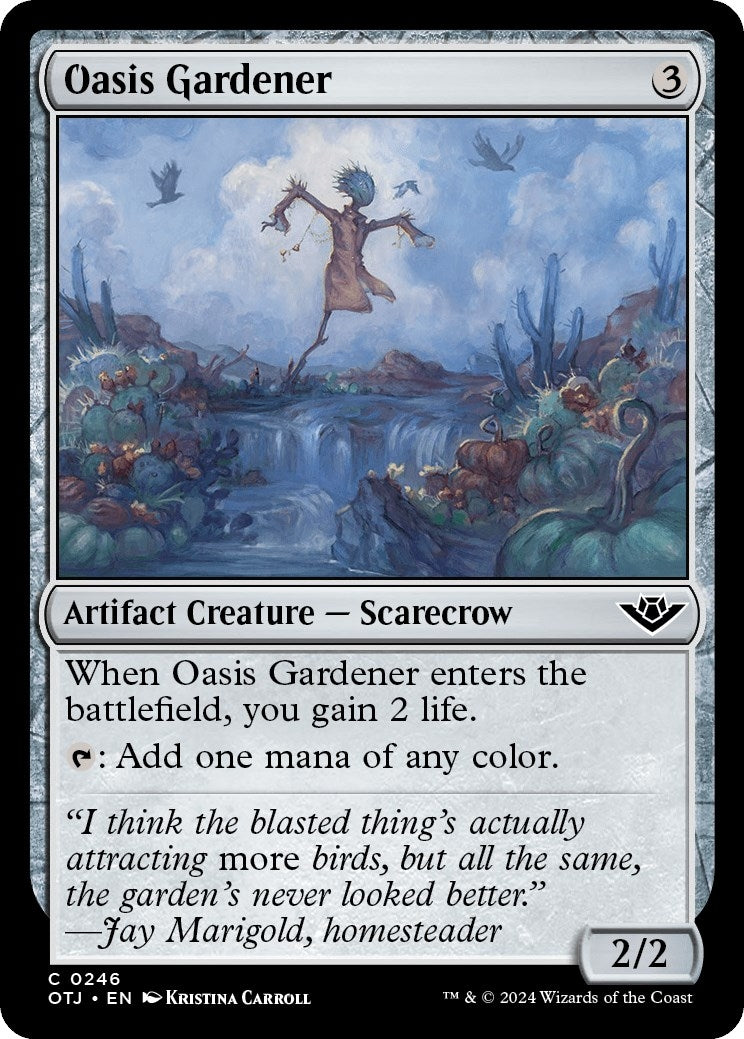 Image for Oasis Gardener (246) (Outlaws of Thunder Junction) - Magic: The Gathering