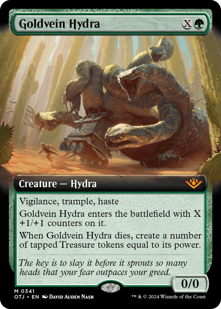Image for Goldvein Hydra (Extended Art) (341) (Outlaws of Thunder Junction) - Magic: The Gathering