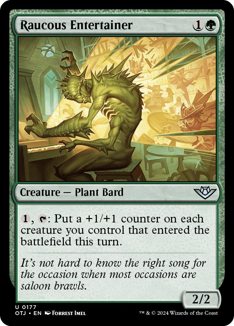 Image for Raucous Entertainer (177) (Outlaws of Thunder Junction) - Magic: The Gathering
