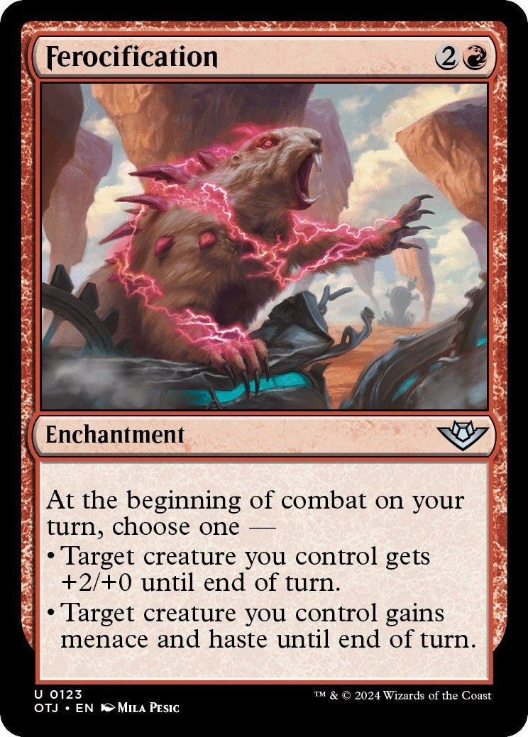 Image for Ferocification (123) (Outlaws of Thunder Junction) - Magic: The Gathering