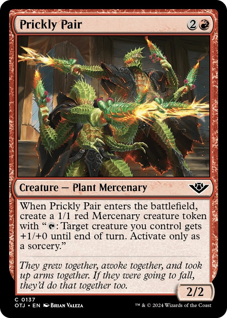 Image for Prickly Pair (137) (Outlaws of Thunder Junction) - Magic: The Gathering