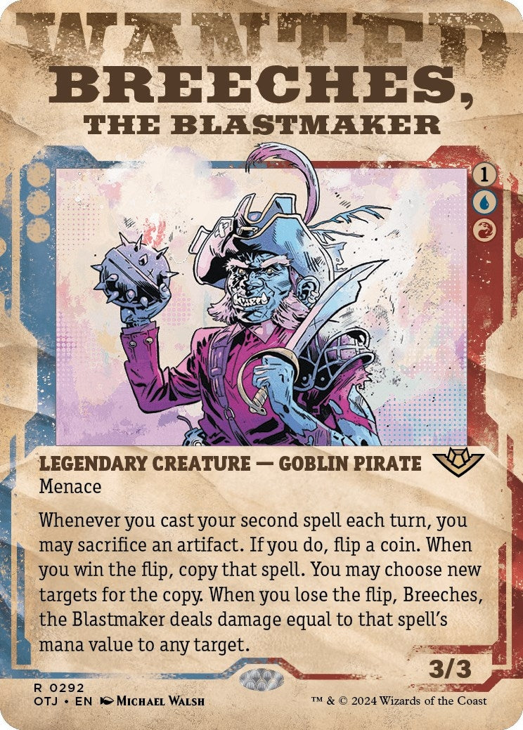 Image for Breeches, the Blastmaker (Showcase) (292) (Outlaws of Thunder Junction) - Magic: The Gathering