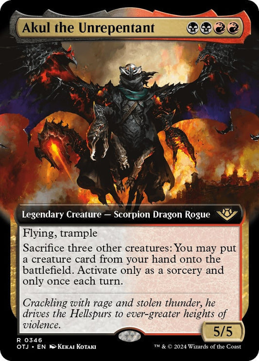 Image for Akul the Unrepentant (Extended Art) (346) (Outlaws of Thunder Junction) - Magic: The Gathering