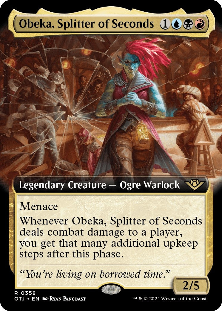 Image for Obeka, Splitter of Seconds (Extended Art) (358) (Outlaws of Thunder Junction) - Magic: The Gathering