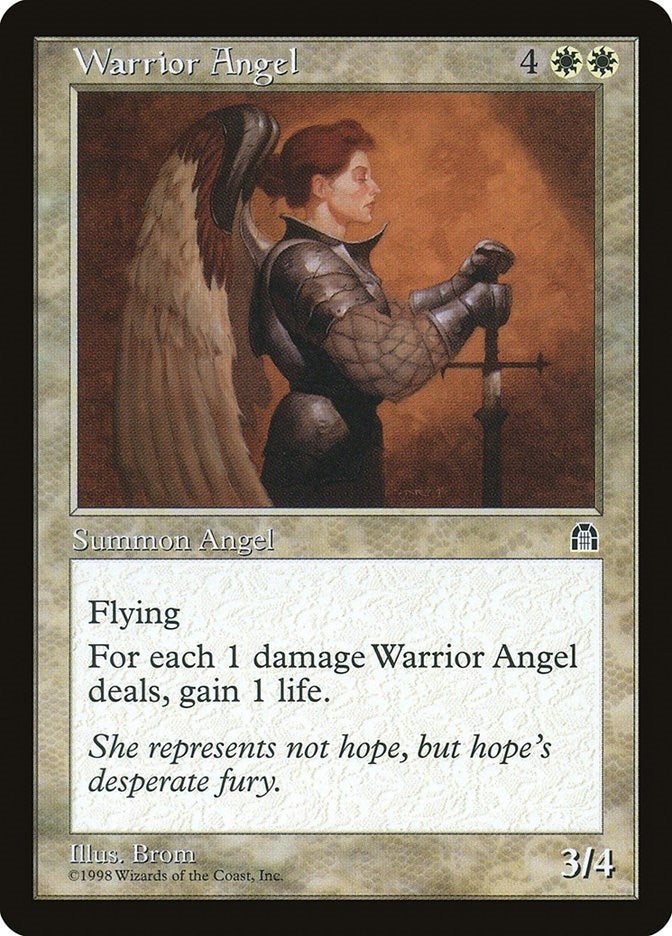 Image for Warrior Angel (Stronghold) - Magic: The Gathering