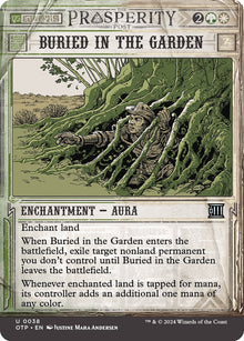 Image for Buried in the Garden (38) (Outlaws of Thunder Junction: Breaking News) - Magic: The Gathering