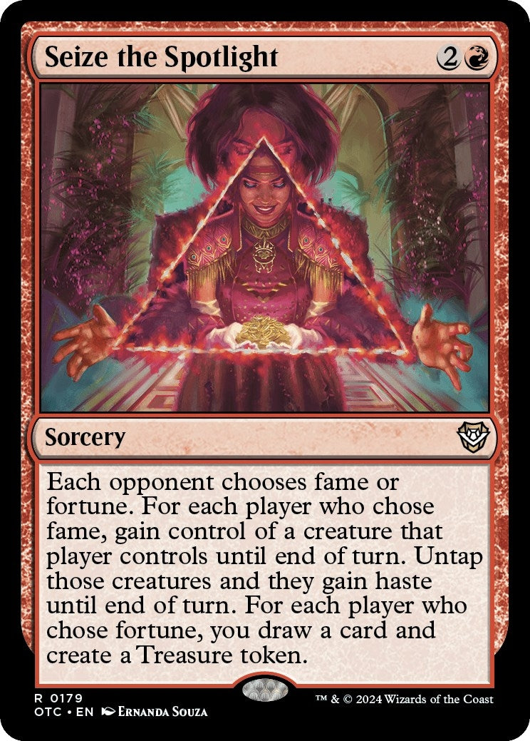 Image for Seize the Spotlight (179) (Outlaws of Thunder Junction) - Magic: The Gathering