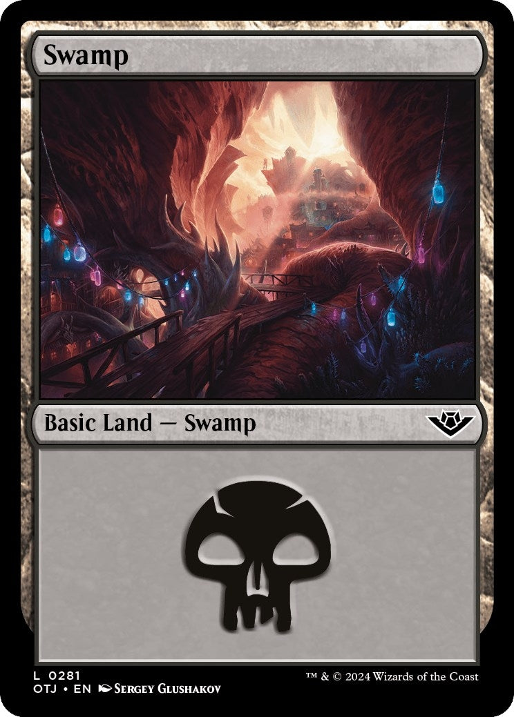 Image for Swamp (0281) (281) (Outlaws of Thunder Junction) - Magic: The Gathering