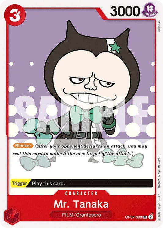Image for Mr. Tanaka (OP07-008) (500 Years in the Future) - One Piece Card Game